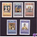BARBUDA 1978 CORONATION SET 5 VALS U/M MINT