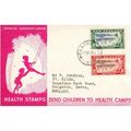 New Zealand Cover 1948 - SG 696-697 - Health St...