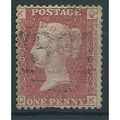 1858 SG43 1d Red Plate 91 Fine Used Check Lette...