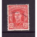 AUSTRALIA 1942 SG 206 2 1/2d SCARLET FINE USED#2