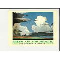 Advertising FRESH AIR Southern Railway Postcard...