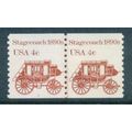 1898A 4c Stagecoach Fine MNH Dry Gum CNP Left 3...