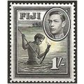 Fiji 1938 SG262 1/- Black & Yellow Mounted Mint ..