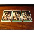 1985 Topps Stickers, 3-Cards, STEVE LARGENT HOF...
