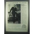 1968 Paine Webber Jackson & Curtis Ad - John Leydon