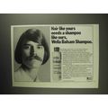 1973 Wella Balsam Shampoo Ad - Hair Like Yours ...