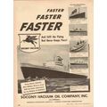 SOCONY VACUUM OIL COMPANY 1954 Faster flying re...