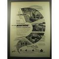 1950 TCA Trans-Canada Air Lines Ad - For your glorious Canadian vacation