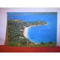 AERIAL VIEW, KEPKYPA, CORFU, GREECE used postca...