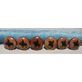 Cabinet Knobs With Cowboy and Horse Scene Horse...