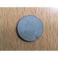 Denmark 1974 2 Ore Coin