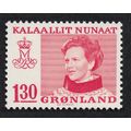 Greenland Queen Margrethe 130 ore Red 1979 MNH ...