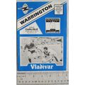 1989 programme Warrington v. Carlisle, Round Tw...