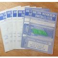 X 6 Bolton Wanderers Vintage 1960's Football Pr...