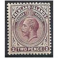 Falkland Islands 1912 SG62 2d Maroon Mounted Mi...