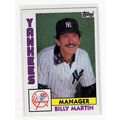 1984 Topps Billy Martin baseball card #81 – Yan...