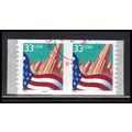 Used 3281 33c U.S. Flag Over City Fine CNP Left...