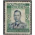 Southern Rhodesia 1937 SG52 5/- Blue & Blue-Gre...