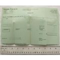 1963 invoice Grieveson Grant & Co, London re Burmah Oil ordinary stock