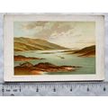 Vintage colour illustration - The Kyles of Bute