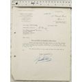1964 letter Graves Son & Pilcher, Hove re Wood, Cromwell Road