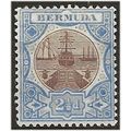Bermuda 1906 SG40 2 1/2d Brown & Ultramarine Mo...