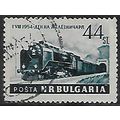 Bulgaria Mi 918: 44 st. black-green Railway Wor...