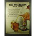 1973 Nestea Iced Tea Mix Ad - Rum!?!! Teatotaler