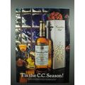 1980 Canadian Club Whisky Ad - the C.C. Season