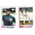 Two 1982 Topps baseball Dave Winfield cards- 55...