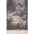 La Vie Au Serail Egyptian Antique Risque Postcard