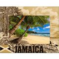Jamaica Laser Engraved Wood Picture Frame Lands...