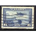 Canada 1938 KGV 6ct Air Mail Blue Used SG 371 (...