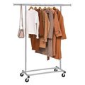 Heavy Duty Chrome Plated Silver Metal Garment R...