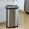 Stainless Steel 13 Gallon Touchless Kitchen Tra...
