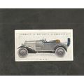 Cigarette Card Lambert & Butler Motor Cars 1st ...