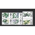 GB.British Wild Flowers set of 6.Mounted Mint.J...