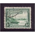 BERMUDA 1936 1/2d GREEN RED HOLE PAGET SG 98 FI...