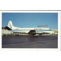 Aviation UNITED VICKERS VISCOUNT 745D Postcard ...