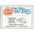 NICKTOONS ' TATTOOS ' card # 2 ( 1993 )