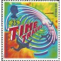 GB, Time Travel, H G Wells, blue 1995, 25p