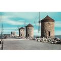 Colour Postcard - The Windmills, Rhodes, Greece
