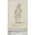 1860s engraving - Suit of very Long Breasted Ar...