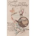 Happy 21st Birthday Ship Shepherd Sheep Antique...