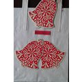 Hand decorated . Brown paper carrier bags Chris...
