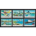 New Zealand Birds Fish Sailing The Sea 6v 1989 ...
