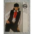 Vintage: Sirdar 6164 crochet waistcoat & cap, C...
