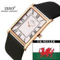 Gents White Square Ultra Thin Face Steel Back B...
