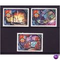 RUSSIA 1981 SPACE FLIGHT SG 5107/5109 SET 3 VAL...