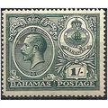 Bahamas 1920 SG110 1/- Deep Myrtle-Green Mounte...